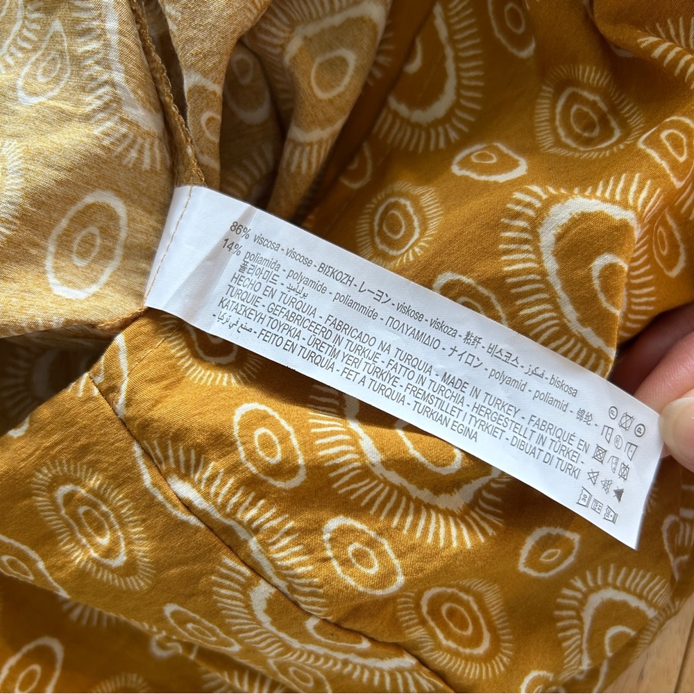 ZARA Patterned Wrap Shorts/Skort - Picture 7 of 11